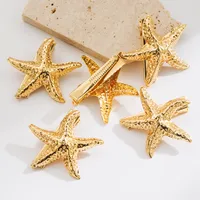 Women's Starfish Cute Hawaiian Alloy Plating Hair Clip main image 4