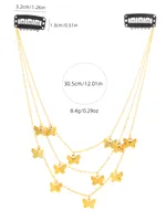 Mujeres Mariposa Lindo Artístico Aleación Pinza Para El Cabello main image 2