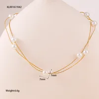 Pearl Elegant Glam Luxurious Imitation Pearl Necklace Wholesale sku image 1