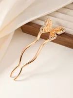 Femmes Papillon Style Moderne Alliage Bâtons Pour Cheveux main image 5