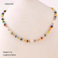 Flower Luxurious Queen Romantic Natural Stone Freshwater Pearl Necklace Wholesale sku image 2