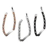 Geométrico Hip Hop Retro Acero Inoxidable 304 Pulsera Venta Al Por Mayor main image 5