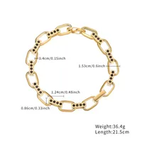 Geometric Classic Style 304 Stainless Steel Bracelets Wholesale main image 2