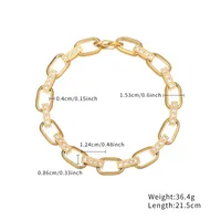 Geometric Classic Style 304 Stainless Steel Bracelets Wholesale main image 4