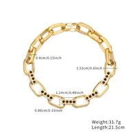 Geometric Classic Style 304 Stainless Steel Bracelets Wholesale sku image 1