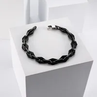Geometric Hip-Hop Retro 304 Stainless Steel Bracelets Wholesale main image 3