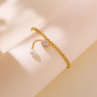 Forma De Corazón Clásico Lujoso Romántico Cobre Pulsera Cierre Con Gatillo De Langosta main image 6