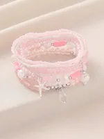 Imitation Pearl Mostacilla Rhinestone Cartoon Style Sweet Super Immortal Starfish Anklet main image 8