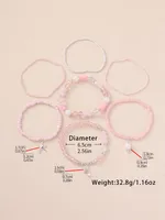 Imitation Pearl Mostacilla Rhinestone Cartoon Style Sweet Super Immortal Starfish Anklet main image 2