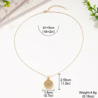 Butterfly Casual Elegant Vacation Copper 18K Gold Plated Pendant Necklace Lobster Trigger Clasp Closure sku image 1