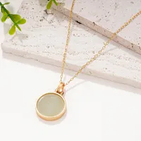 Butterfly Casual Elegant Vacation Copper 18K Gold Plated Pendant Necklace Lobster Trigger Clasp Closure main image 5