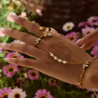 Pearl Butterfly Casual Modern Style Simple Style 316 Stainless Steel  Mother Shell Bracelets Wholesale main image 1