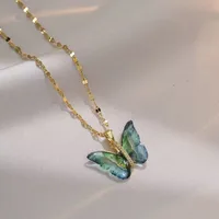 Butterfly Cute Queen Alloy Pendant Necklace Wholesale sku image 1