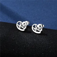 Bohemian Simple Style Classic Style 201 Stainless Steel Vocabulary Words/Name Mother'S Day Women's Jewelry Set main image 4
