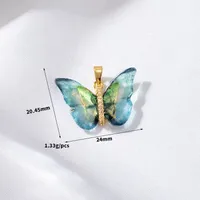 Butterfly Cute Queen Alloy Pendant Necklace Wholesale main image 5