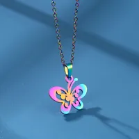 Lady Simple Style Classic Style 201 Stainless Steel Butterfly Christmas Women's Jewelry Set main image 4