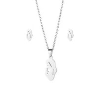 Bohemian Simple Style Classic Style 201 Stainless Steel Human Mother'S Day Women's Jewelry Set main image 6