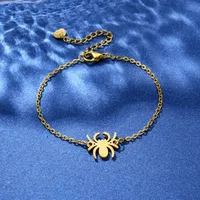 Spider Hip-Hop Bohemian Simple Style 201 Stainless Steel Bracelets In Bulk main image 4