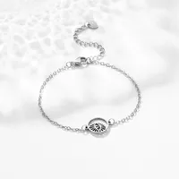 Œil Décontractée Style Simple Acier Inoxydable 201 Bracelets En Masse main image 5