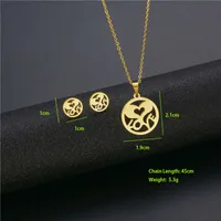 Bohemian Simple Style Classic Style 201 Stainless Steel Love Women's Jewelry Set main image 2