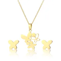 Bohemio Estilo Simple Estilo Clásico Acero Inoxidable 201 Flor Mujeres Conjunto De Joyas main image 5