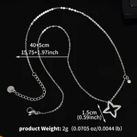 Sun Star Wreath Modern Style Commute Shiny 304 Stainless Steel Necklace Lobster Trigger Clasp Closure sku image 2