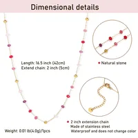 Oval Hawaiian Sexy Romantic Acrylic Necklace Wholesale main image 2