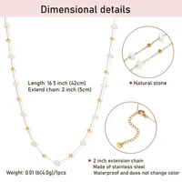 Oval Hawaiian Sexy Romantic Acrylic Necklace Wholesale main image 8