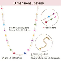 Oval Hawaiian Sexy Romantic Acrylic Necklace Wholesale main image 10