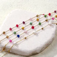 Oval Hawaiian Sexy Romantic Acrylic Necklace Wholesale main image 6