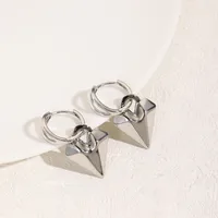 1 Pair Red Heart IG Style Elegant Glam Copper 18K Gold Plated White Gold Plated Polishing Plating Drop Earrings main image 4