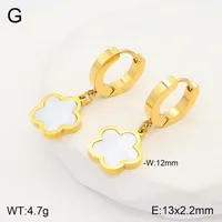1 Paire Star Lune Forme De Cœur Élégant Femme Style Classique Acier Inoxydable 304 Plaqué Or 18K Boucles D'oreilles main image 3