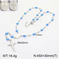Cross Jesus Elegant Classic Style 304 Stainless Steel 18K Gold Plated Pendant Necklace Lobster Trigger Clasp Closure main image 3