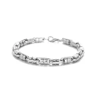 Hip-Hop Classic Style Titanium Steel Geometric Men's Bracelets Necklace main image 4