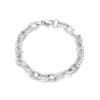 Estilo Vintage Acero Titanio Geométrico Enchapado Hombres Pulsera Collar main image 3