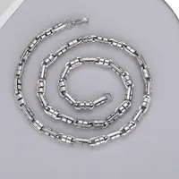 Hip Hop Estilo Clásico Acero Titanio Geométrico Hombres Pulsera Collar main image 3
