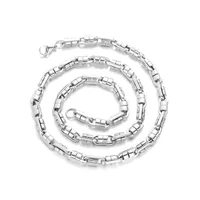 Hip-Hop Classic Style Titanium Steel Geometric Men's Bracelets Necklace sku image 3