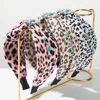 Mujeres Leopardo Lindo Dulce Tela Banda Para El Cabello main image 1