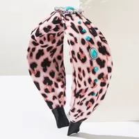Mujeres Leopardo Lindo Dulce Tela Banda Para El Cabello main image 4