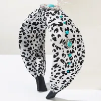 Women's Leopard Cute Sweet Cloth Hair Band sku image 1