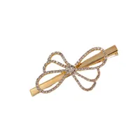 Women's Bow Knot Elegant Cute Lady Rhinestone Hair Clip main image 5