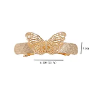 Femmes Papillon Élégant Femme Alliage Pince À Cheveux main image 2