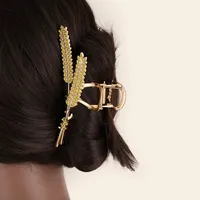 Femmes Grain Élégant Femme Alliage Griffes De Cheveux main image 1