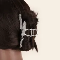 Mujeres Grano Elegante Señora Aleación Garras De Pelo main image 4