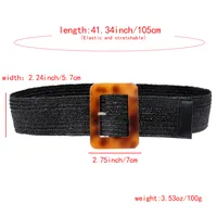 Femmes Style Ethnique Bohémien Style Simple Pp Herbe Pp Herbe Tissé Ceintures main image 2