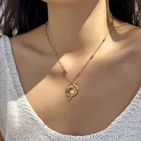 Starfish Dolphin Casual Beach 304 Stainless Steel Pendant Necklace Plating Lobster Trigger Clasp Closure main image 2