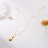 Starfish Dolphin Casual Beach 304 Stainless Steel Pendant Necklace Plating Lobster Trigger Clasp Closure main image 3