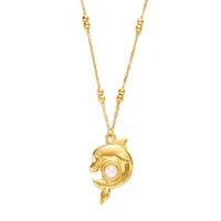 Starfish Dolphin Casual Beach 304 Stainless Steel Pendant Necklace Plating Lobster Trigger Clasp Closure main image 5