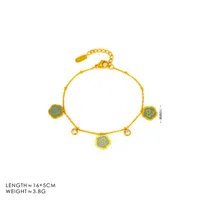 Décontractée Commuer Acier Inoxydable 304 Camélia Plaqué Or 18K Femmes Ensemble De Bijoux main image 9