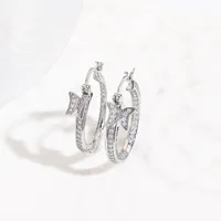1 Pair Geometry Elegant Glam Cute Copper 18K Gold Plated White Gold Plated Zircon Asymmetrical Geometry Drop Earrings main image 4